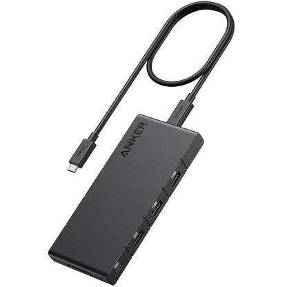 Hub USB-C Anker, 1 x USB-A 3.0 - 2 x USB-A - 3 x USB-C - 2 x HDMI - 1 x RJ45 - 1 x SD, Negru A83A2G11