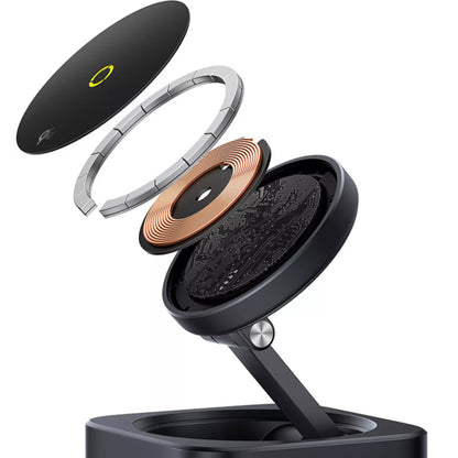 Hub USB-C Baseus MagPro II 7in1, 1 x USB-A - 2 x USB-C - 1 x HDMI - 1 x QI - 1 x SD - 1 x microSD, Negru B00072900121-00