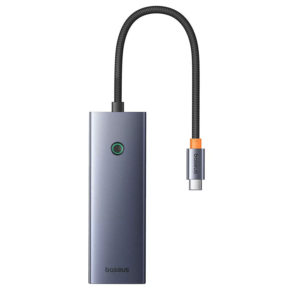 Hub USB-C Baseus UltraJoy, 3 x USB-A 3.0 - 1 x USB-C - 1 x HDMI - 1 x SD - 1 x microSD, Gri B00052803811-03