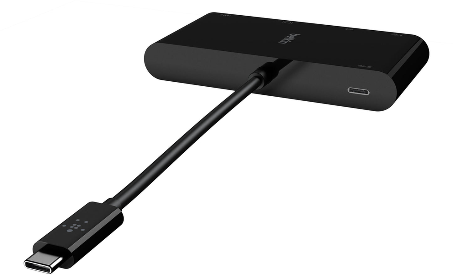 Hub USB-C Belkin Connect, 1 x USB-A 3.0 - 1 x USB-C - 1 x HDMI - 1 x VGA - 1 x RJ45, Negru AVC004btBK