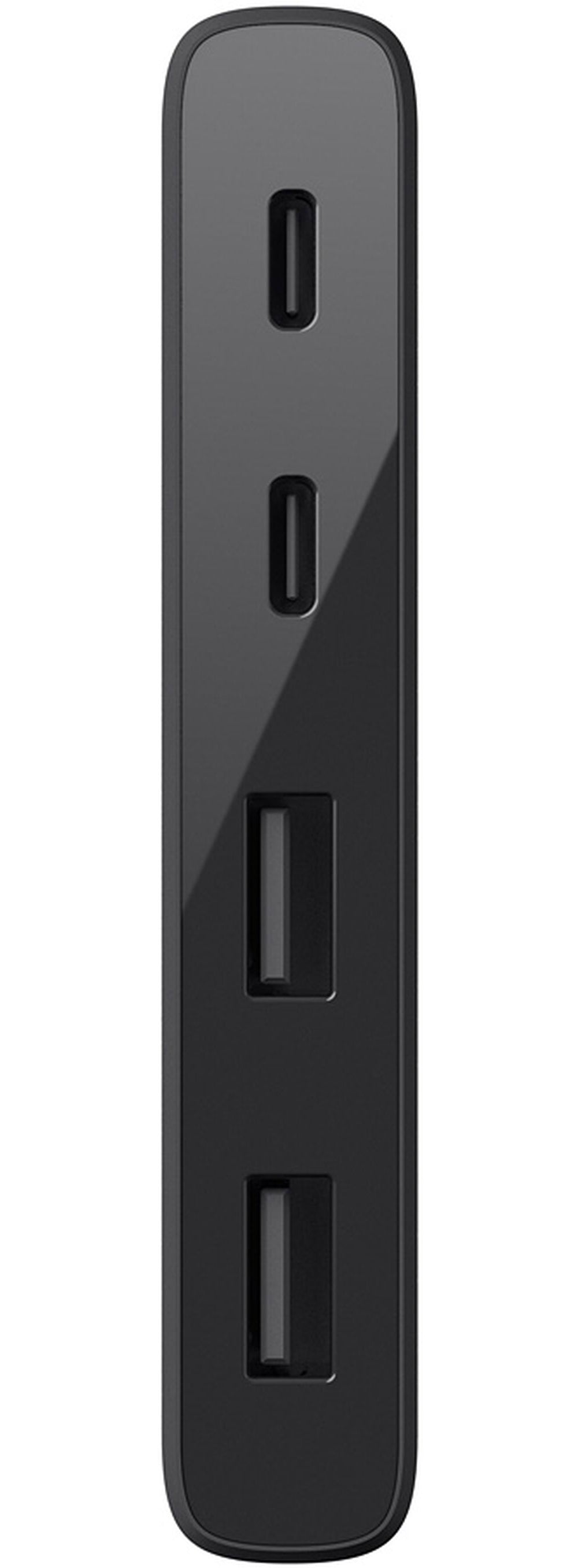 Hub USB-C Belkin Mini, 2 x USB-A 3.1 - 2 x USB-C, Negru F4U090btBLK