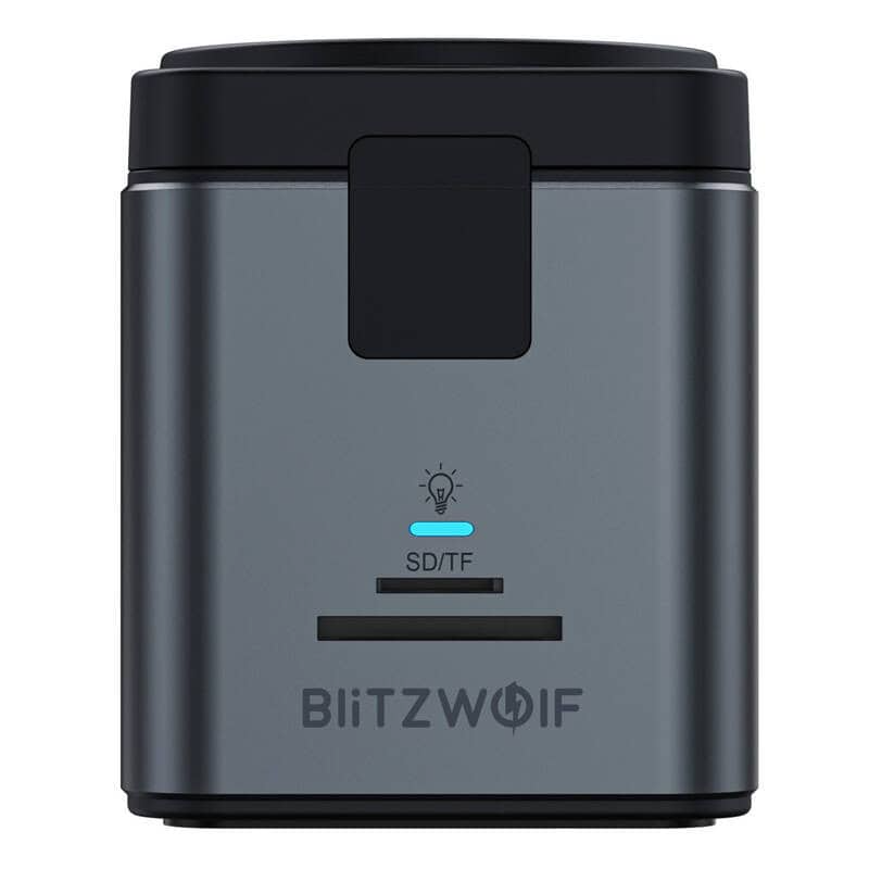 Hub USB-C cu Incarcare Wireless QI BlitzWolf BW-TH17, 9in1, Negru