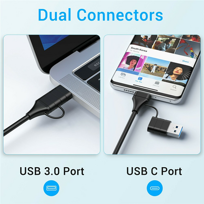 Hub USB-C cu Incarcare Wireless QI OEM YC7209, 10in1, Gri
