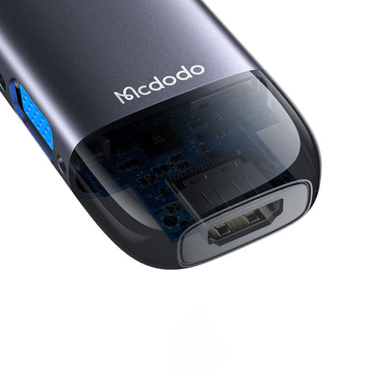 Hub USB-C McDodo HU-7420, 10in1, Gri