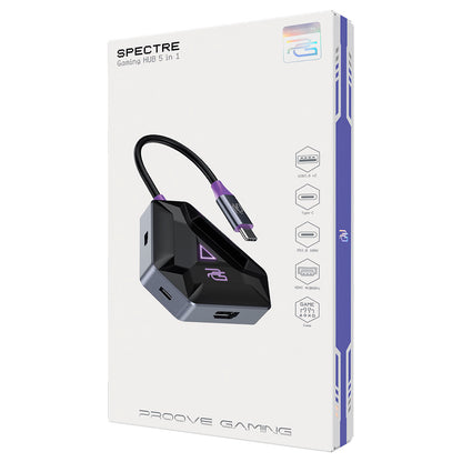 Hub USB-C Proove Spectre, 5in1, Gri HBPG10221205