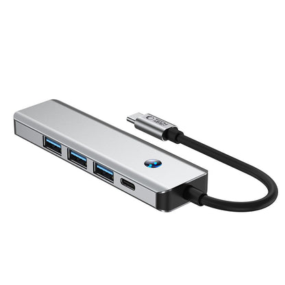 Hub USB-C Tech-Protect HB01, 1 x USB-A 3.0 - 2 x USB-A - 1 x USB-C - 1 x HDMI, Gri