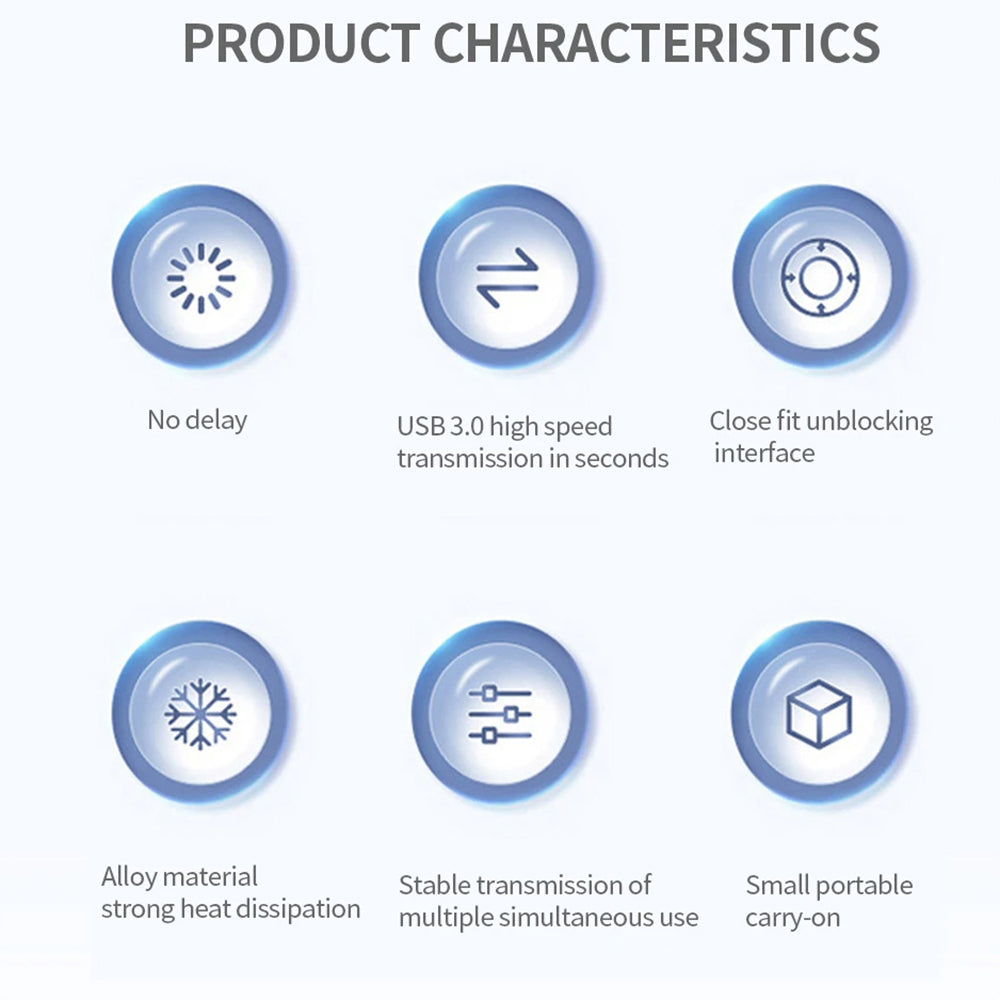 Hub USB-C Techsuit H12 ZenithDock, 4in1, Gri