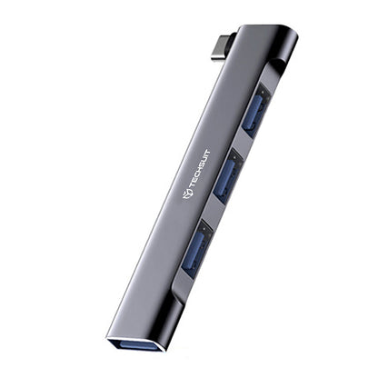 Hub USB-C Techsuit H13 ZenithDock, 4in1, Gri