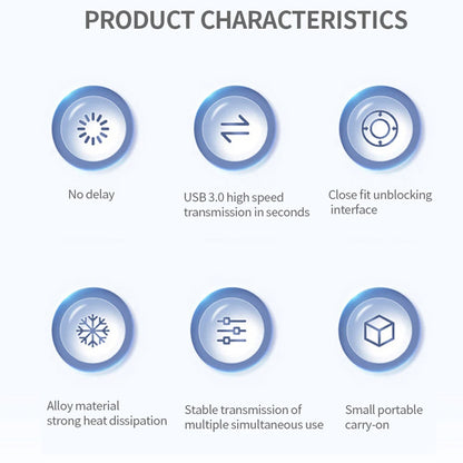 Hub USB-C Techsuit H13 ZenithDock, 4in1, Gri