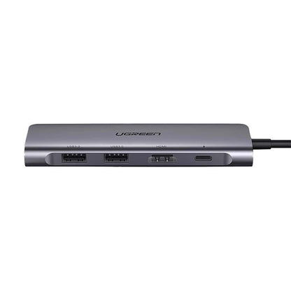 Hub USB-C UGREEN CM195 (15214), 2 x USB-A 3.0 - 1 x USB-C - 1 x HDMI - 1 x SD - 1 x microSD, Gri
