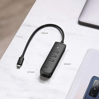 Hub USB-C UGREEN CM416 (10916), 4 x USB-A 3.0, Negru