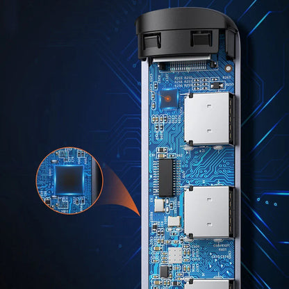 Hub USB-C UGREEN CM417, 4 x USB-A 3.2 - 1 x HDMI, Gri