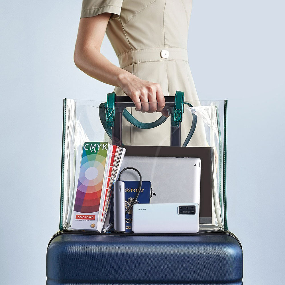 Hub USB-C UGREEN CM418 (10919), 2 x USB-A 3.0 - 1 x USB-C - 1 x HDMI - 1 x RJ45, Gri