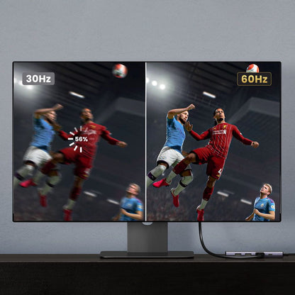 Hub USB-C UGREEN CM511 (60384), 2 x USB-A 3.0 - 1 x USB-C - 1 x HDMI - 1 x SD - 1 x microSD, Gri