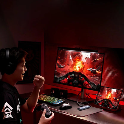 Hub USB-C UGREEN CM512 (75643), 6in1, Gri