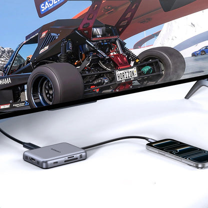 Hub USB-C UGREEN CM896 (65759), 7in1, Gri