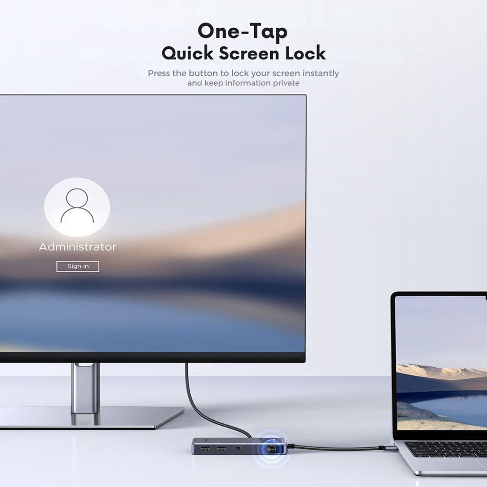Hub USB-C UGREEN Uno (75179), 2 x USB-A - 2 x USB-C - 1 x HDMI - 1 x SD - 1 x microSD, Gri