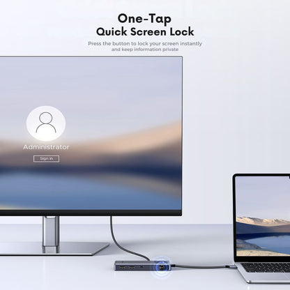 Hub USB-C UGREEN Uno (75179), 2 x USB-A - 2 x USB-C - 1 x HDMI - 1 x SD - 1 x microSD, Gri