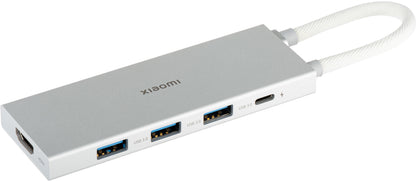 Hub USB-C Xiaomi, 3 x USB-A 3.0 - 1 x USB-C - 1 x HDMI, Alb BHR8804GL