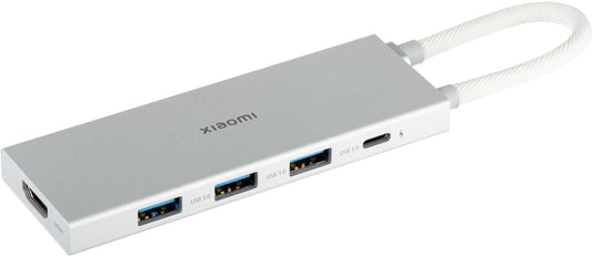 Hub USB-C Xiaomi, 3 x USB-A 3.0 - 1 x USB-C - 1 x HDMI, Alb BHR8804GL