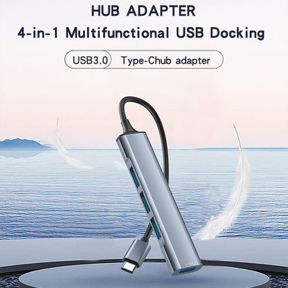 Hub USB-C Yesido HB17, 4in1, Gri