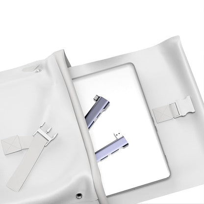 Hub USB Techsuit H14 ZenithDock, 4in1, Gri