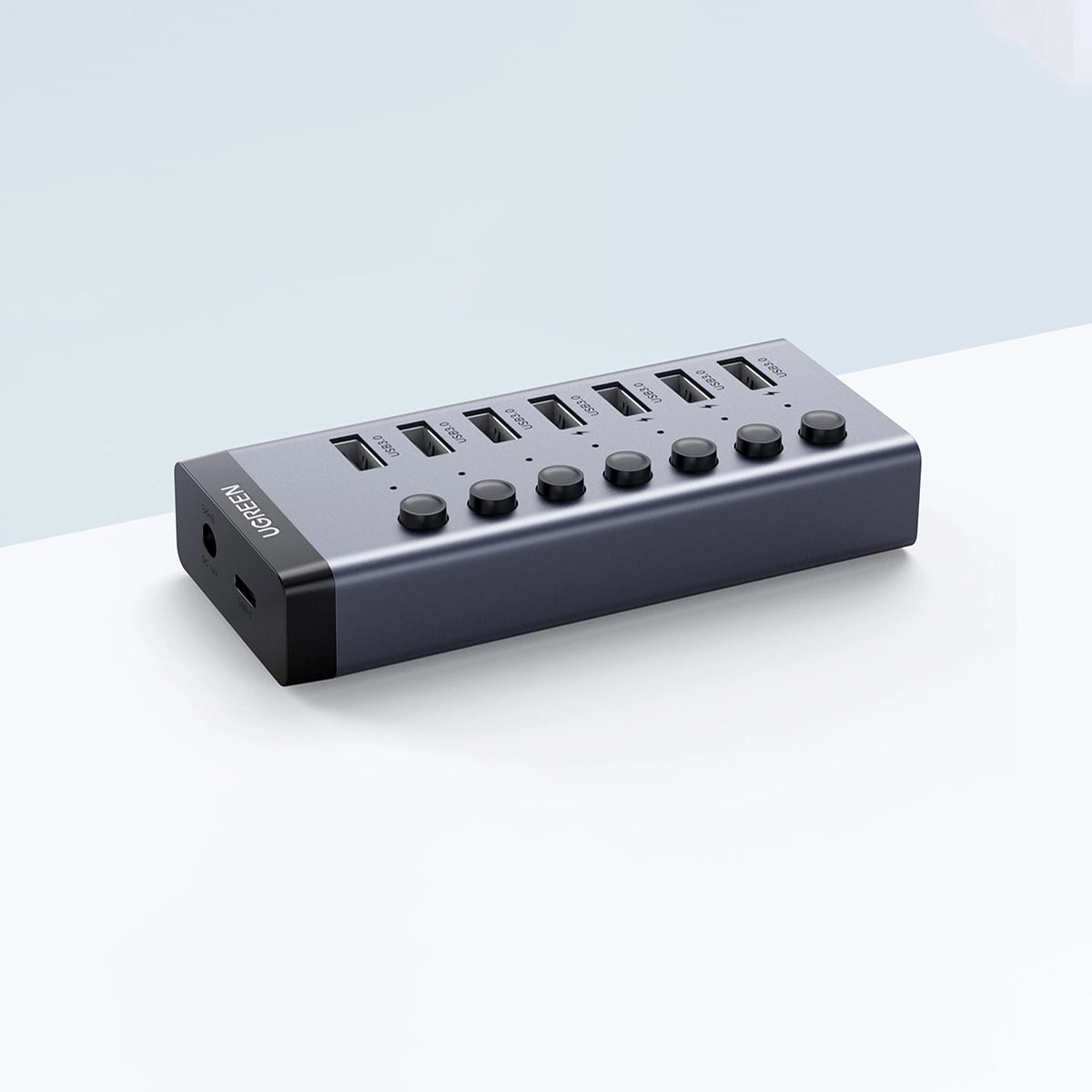 Hub USB UGREEN CM481, 7 x USB-A 3.0, Gri