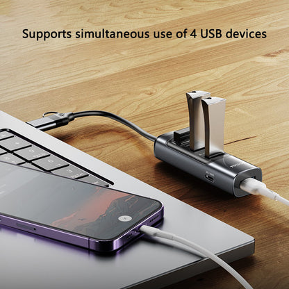 Hub USB / USB-C Yesido HB20, 5in1, Gri