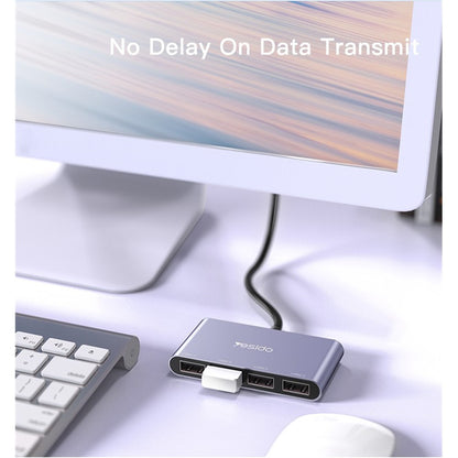 Hub USB Yesido HB12, 4in1, Gri