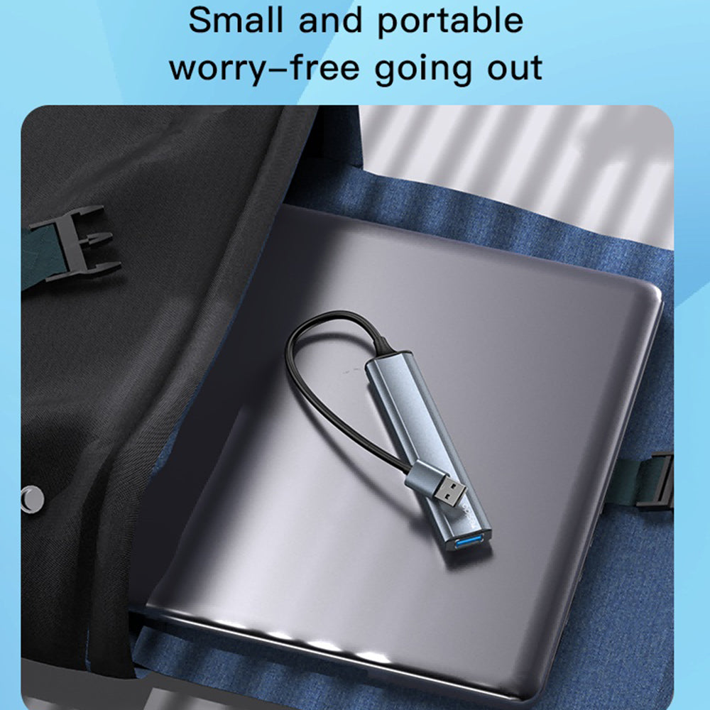 Hub USB Yesido HB18, 4in1, Gri