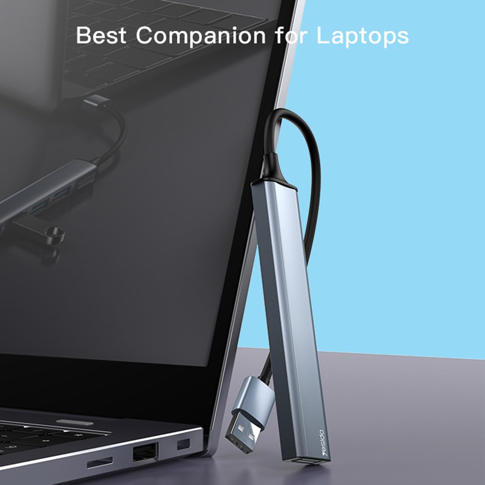 Hub USB Yesido HB18, 4in1, Gri