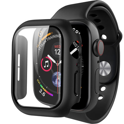 Husa Anank Screen Guard pentru Apple Watch Series 7 45mm, Neagra