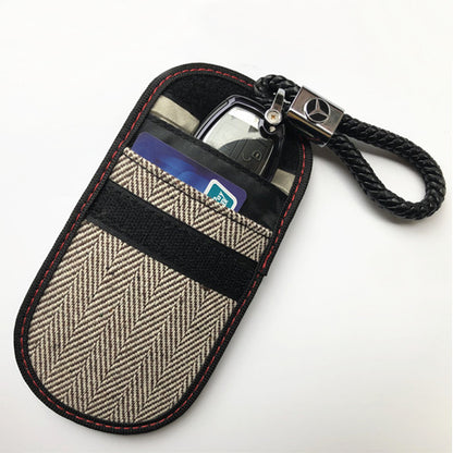 Portofel cu Protectie RFID Techsuit AF1, Bej