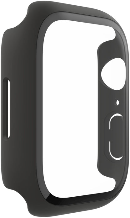 Husa Belkin ScreenForce TemperedCurve pentru Apple Watch  44mm / 45mm Series, Neagra OVG004zzBK-REV