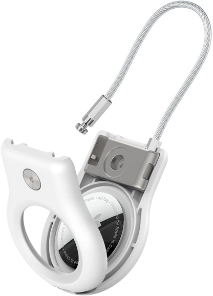 Husa Belkin Wire Cable pentru Apple AirTag, Alba MSC009btWH