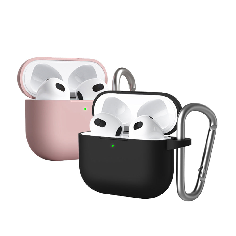 Husa Blueo Liquid pentru Apple AirPods 3, Neagra
