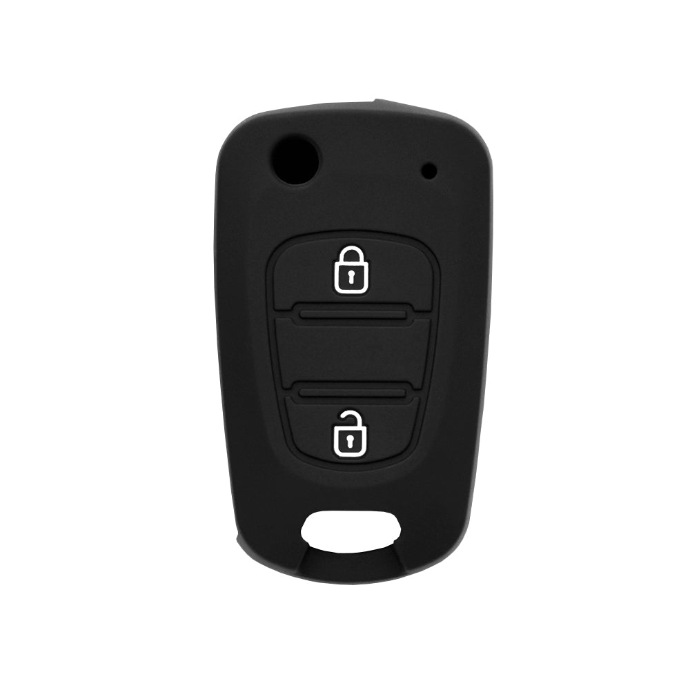 Husa Chei Auto Techsuit 2003.04 pentru Hyundai Elantra / Kia Picanto, Neagra