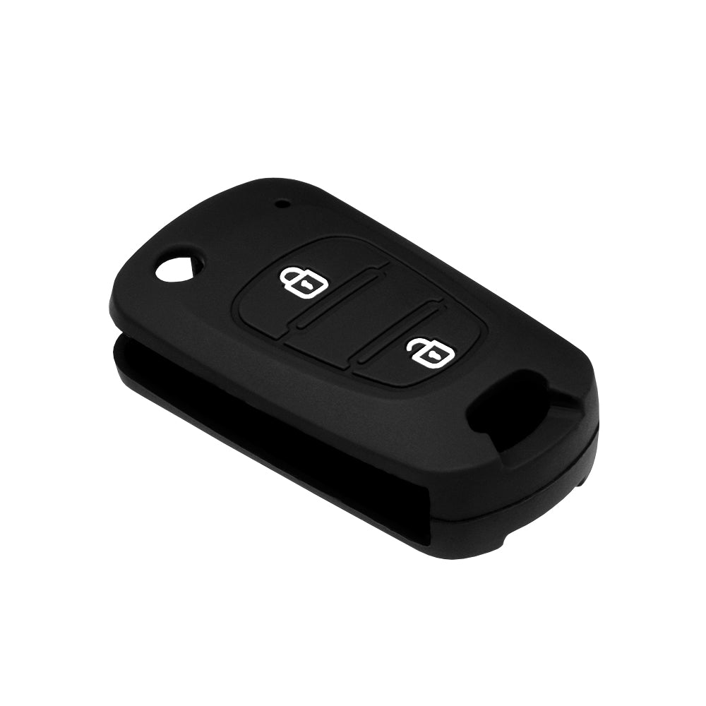 Husa Chei Auto Techsuit 2003.04 pentru Hyundai Elantra / Kia Picanto, Neagra
