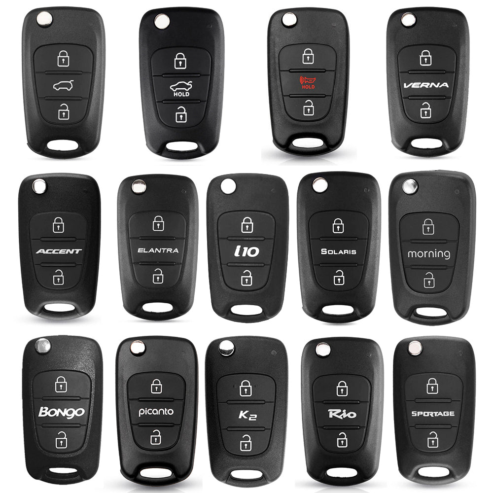 Husa Chei Auto Techsuit 2003.04 pentru Hyundai Elantra / Kia Picanto, Neagra
