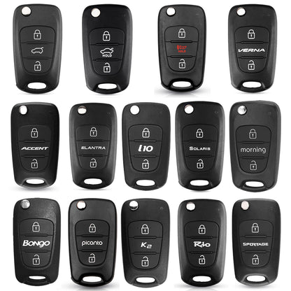 Husa Chei Auto Techsuit 2003.04 pentru Hyundai Elantra / Kia Picanto, Neagra