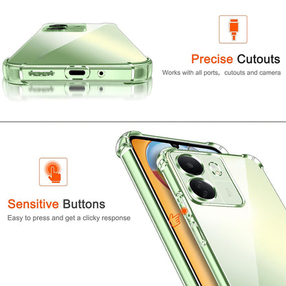 Husa cu Protectie Camera pentru Xiaomi Poco C65 / Redmi 13C, Techsuit, Shockproof Clear, Transparenta