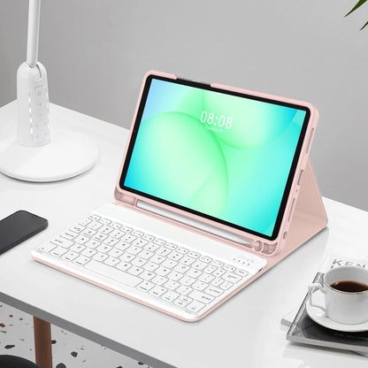 Husa Cu Tastatura pentru Samsung Galaxy Tab A11+ / Tab A9+, Tech-Protect, SC PEN, Roz