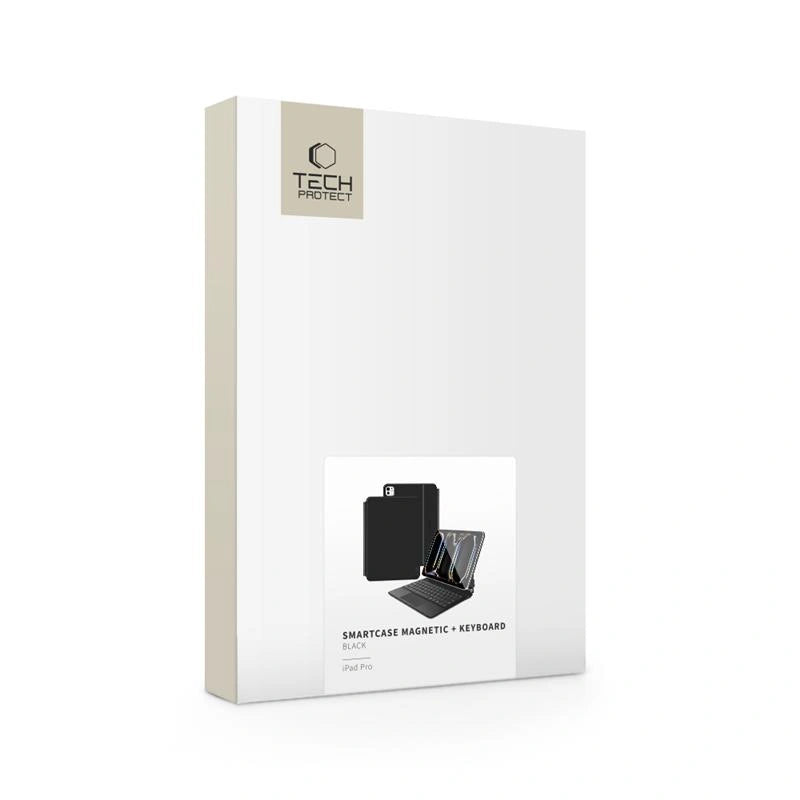 Husa Cu Tastatura pentru Apple iPad Pro 13 (2025) / (2024), Tech-Protect, SmartCase Magnetic, Neagra