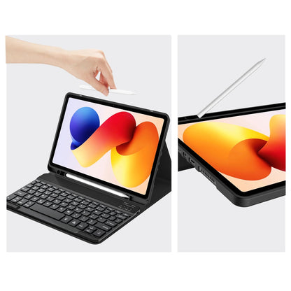 Husa Cu Tastatura pentru Xiaomi Poco Pad M1 / Redmi Pad 2 Pro, Tech-Protect, SC PEN, Neagra