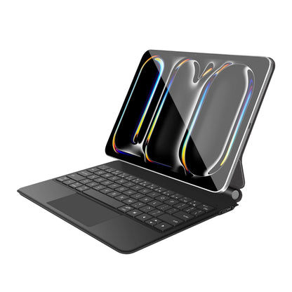 Husa Cu Tastatura pentru Apple iPad Pro 13 (2025) / (2024), Tech-Protect, SmartCase Magnetic, Neagra