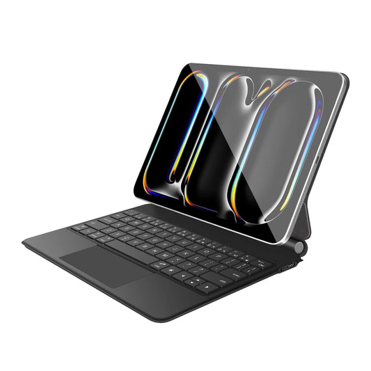Husa Cu Tastatura pentru Apple iPad Pro 13 (2025) / (2024), Tech-Protect, SmartCase Magnetic, Neagra