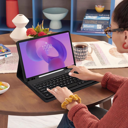 Husa Cu Tastatura pentru Lenovo Idea Tab Pro, Tech-Protect, SC PEN, Neagra