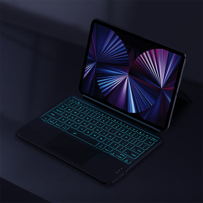 Husa cu Tastatura pentru Apple iPad (2022), Baseus, Brilliance, Neagra