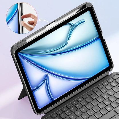 Husa cu Tastatura pentru Apple iPad (2025) / (2022), ESR, Flex, Gri
