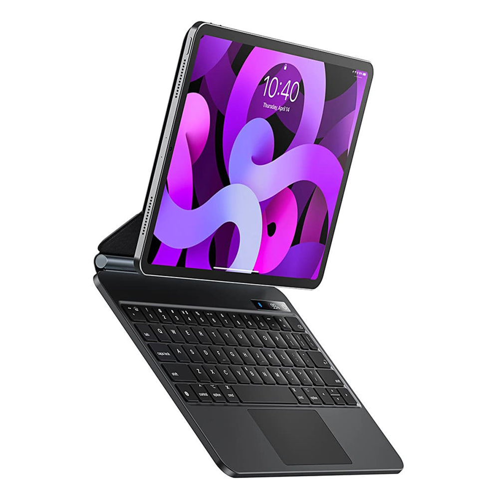Husa cu Tastatura pentru Apple iPad Pro 12.9 (2022) / Pro 12.9 (2021) / Pro 12.9 (2020) / Pro 12.9 (2018), Baseus, Brilliance, Gri
